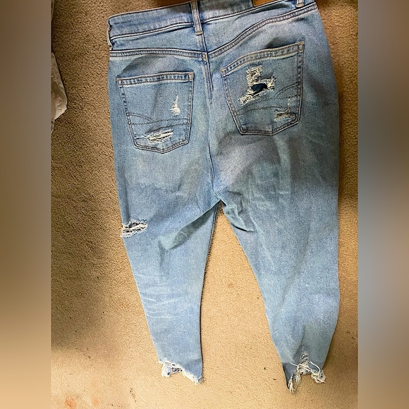 American eagle jeans high rise, size 8, light blue - Picture 2 of 2